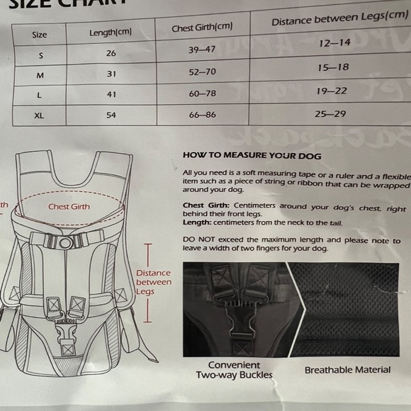 NEW: Slowton Pet Carrier/Backpack Size L - Picture 7 of 7